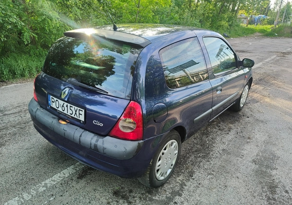 Renault Clio cena 3250 przebieg: 217000, rok produkcji 2002 z Poznań małe 326